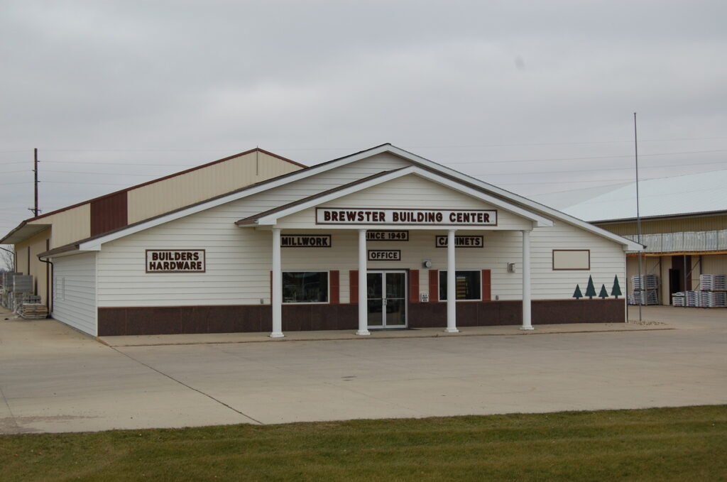 The exterior of the Brewster Building Center Millbank, SD